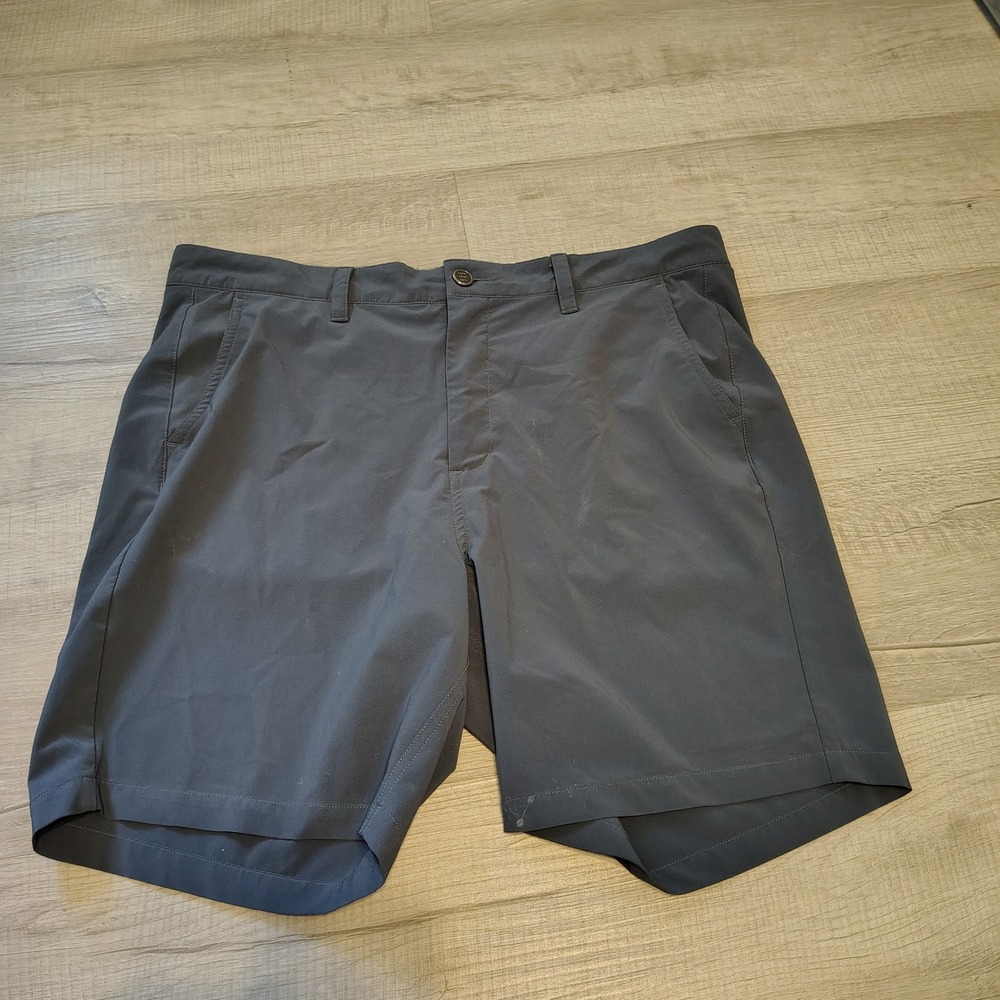 Free Fly Men's Latitude Shorts Dark Gray Charcoal Stretch Performance Size 36